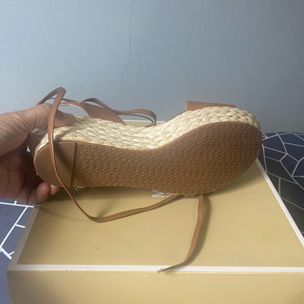Michael Kors Tan Espadrille Sandals